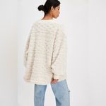 Free People Cable Knit Sweatshirt Photo 1