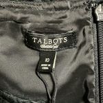Talbots Dress Sz 10 Textured Silk Blend Sleeveless Office Professional Worship Photo 3