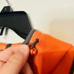 DLJ Sportswear Fluorescent Orange Zip Up Hooded Two Pocket Track Jacket Size L Size L Photo 8