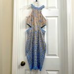 L'ATISTE L’atiste Floral Embroidered Appliqué Lace Dress Scalloped hem CutOut Party Glam Photo 2