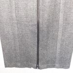 Shades Of Grey By Micah Cohen Gray Zip Front Career Business Pencil Skirt Photo 3