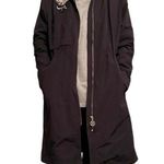 HUMMEL DENMARK Black Embroidered Jacket Enthusiasm Passionate Life Longer Length Size M Photo 0