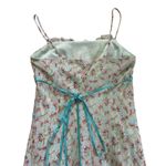Vintage Y2K Whimsy Fairy Butterfly Tired Milkmaid Slip Midi Dress Size 6 Blue Photo 9