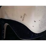 Hale Bob  Black Laser Cut Booties Boots lace 8 Photo 3