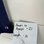 Champion  Small Reverse Weave Colorblock Red Grey Blue Cropped Hoodie NWT New Photo 4