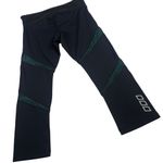 Lorna Jane  Spark 7/8 Tight Crop Leggings Black/Neon Spearmint Size Small Photo 6