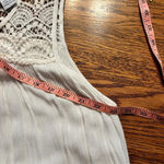 Jessica Taylor White Embroidered Dress/Beach Coverup Size L Boho Peasant Size L Photo 7