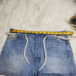 Diesel  Denim Shorts With Rope Belt Photo 3