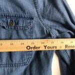 Old Navy  Denim Shirt Dress Loose Fit Long Sleeve Size Small tall spring cute Photo 6