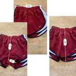 Nike  Dri Fit Women’s Sz S Maroon/Black/White Athletic Shorts Photo 6