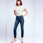 Anthropologie  Pilcro & The Letterpress Stet Medium Wash Ankle Crop Mid Rise Jean Photo 1