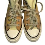Converse  Orange and Beige Chuck 70 High Top Plaid Sneakers (Size 5,Women’s 7) Photo 5