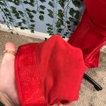 Red floor length gown Size XS Photo 9