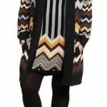 Missoni For Target Womens Medium Geometric Zigzag Long Cardigan Sweater Striped Photo 0