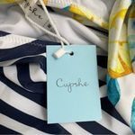Cupshe NWT Strapless One-Piece Swimsuit Tie-Back Bandeau Cutout Size Medium NEW Photo 7
