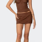 Edikted  Jennifer Pinstripe Mini Skort small Photo 0