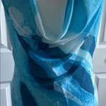 White Fox Boutique NWT White Fox Amore Backless Maxi Dress Aqua Blossom Vacation Cruise Medium Photo 8