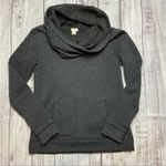 J.Crew  Funnelneck Heather Gray Cowl Sweatshirt. Size XSMALL. EUC Photo 6