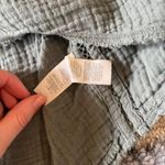 Aerie  Green V-neck Sleeveless Summer Tank Top Blouse Women's Size XL Photo 3