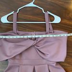 ASOS Maternity Bow Mini Dress in Soft Lavender size 8 NWT Photo 9