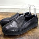 Prada Size US 8 IT 38 Shoes #39175 Black Leather Espadrille Loafers Slip On Photo 13