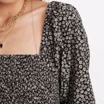 Madewell Lucie Smocked Milkmaid Ditsy Floral Cotton Dress XS Photo 0