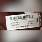 ZARA  Deep Brown Long Sleeve Dress Photo 7