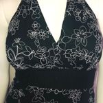 Studio 1940 Black Embroidered Halter Dress Photo 1