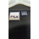 FILA - Black and Purple Track Jacket with Neon Green- Size Medium Photo 3