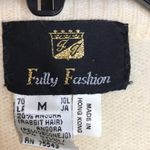 Fully fashion wool and rabbit blend pearl embellished pullover ladies sweater Size M Photo 6