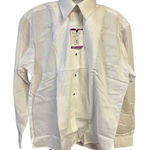 After Six After 6 Womans White Waitress tuxedo blouse Sz 14 NWT Photo 0