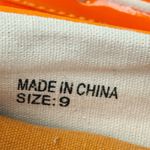 Apple Bottoms  Women's Orange Patent Boat Shoes Size 9 — 2000s Y2K Vintage Photo 7