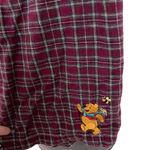 Disney Winnie the Pooh Plaid Flannel Sleep Shorts Cotton Pajama Bottoms Large Photo 2