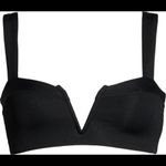 l*space L Pointelle Rib Lee Lee Bikini Top Black Size Small NWOT Photo 5