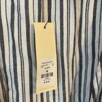 Francesca's Francesca’s button down. Never worn. Size M. Blue & white stripped w/silver. Photo 3