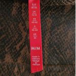 Spanx Faux Leather Snakeskin Leggings 20265R Brown Snakeskin Medium Photo 4