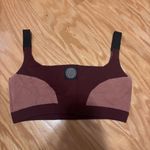 NAGNATA COLOUR BLOCK BRALET WOMEN'S SIZE M/L BURGANDY/PINK/BLACK Photo 2