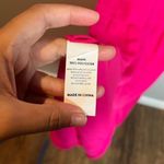 ASOS NWT Lola May trapeze tiered maxi dress with tie neck in hot pink Photo 5