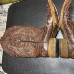 Corral  Vintage Brown Embroidered Heeled Boots Made in Mexico Size 7 Photo 8