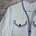 Sandro Karen Tweed Mini Dress in White Size 36 US Small Photo 5