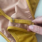 Amazon One shoulder gold shimmery cheeky bikini Photo 6