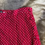 American Vintage Red White Polka Dot Midi Skirt Size XS Photo 2