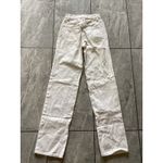 Playboy by PacSun Cream Distressed Floral Smiley Jeans Size 22 Photo 3