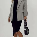 Princess Polly Codi Gray Oversized Blazer 14 Photo 5