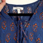 Maurice's 5/$25  Paisley Tank Top Lace Up Neckline Photo 4