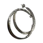 NEW REAL SIMPLE RS silver and gold fashion hoop earrings Photo 12