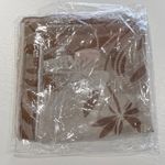 New Butterfly Floral Print Lightweight Infinity Scarf Neutral Brown White Pink Photo 8