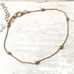 Urban Outfitters  Gold Chain Anklet Bracelet Women’s Jewelry Adjustable Size NEW Photo 0