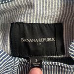 Banana Republic Railroad indigo /white Moto Jean Jacket Size S Photo 6