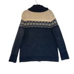 Eddie Bauer  Wool Fair Isle Cardigan Sweater Grandmacore 90s Vintage Warm XL Photo 5